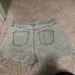 Light wash Jean Shorts